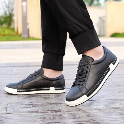 2019 Casual Shoes Men Fashion Handmade Vintage Shoes Brown Brand Male Shoes Genuine Leather Mens Leisure Shoes man shoes shose