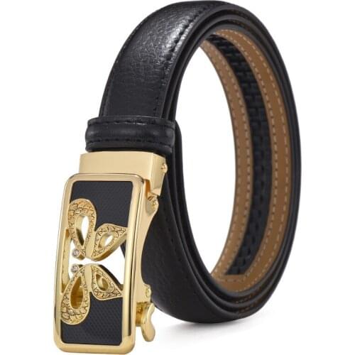 2019 Luxury Designer Belts Genuine Leather Women Waist Strap for Jeans Gold Butterfly Buckle Belt w/2.4cm Fashion Waistband