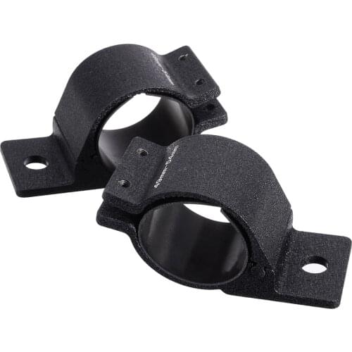 1Pair Aluminium Motorcycle Fork Clamp Headlight Turn Signal Light Mount Holder 49-54mm Bracket with Stainless Steel Screws