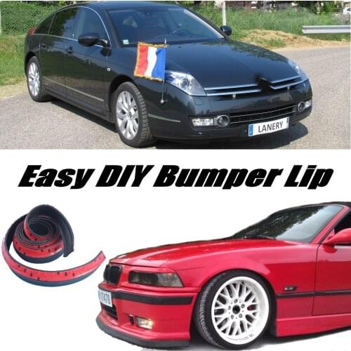 Bumper Lip Deflector Lips For Citroen C7 / C Crosser Front Spoiler Skirt For Car Tuning View / Body Kit / Strip