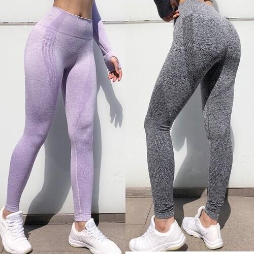 Seamless High Waist Yoga GYM Leggings Tights Women Workout Dot Breathable Fitness Clothing Female Stretchy Training Pants