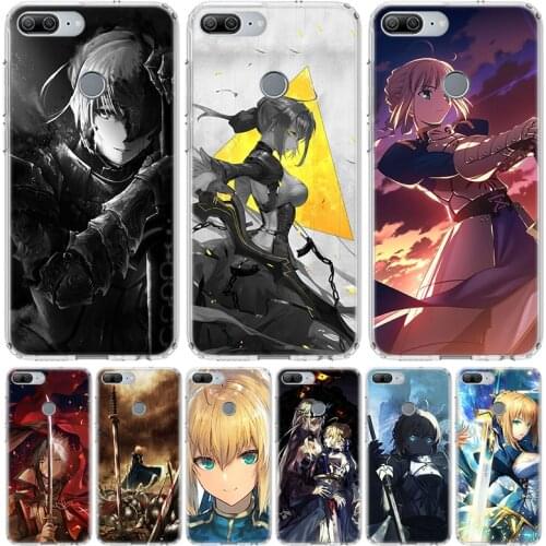 Anime Fate Zero Stay Night Saber Phone Case for Huawei Honor 10 9 Lite Y9 Y5 Y6 Y7 2019 8X 8A 8S 7A 7X 10i 20i Pro V30 Art Coque