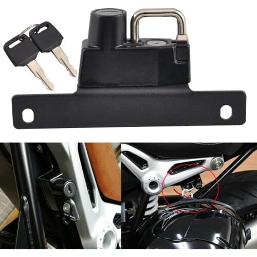 Motorcycle Black Rnine T Helmet Lock Right Left Side Alloy Mount Hook For BMW R Nine T R Ninet R9T Scrambler 2014-2020