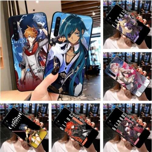 Game Genshin Impact Phone Case For OPPO Realme 6 Pro XT Realme C3 5 Pro C2 RENO2-Z A11X