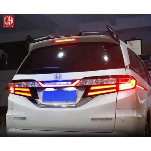 For 15-19 Odyssey hybrid Car rear trim strip atmosphere light modification Car Accessories