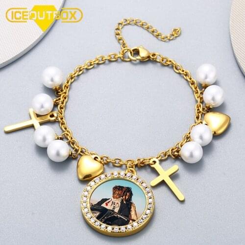 Белые браслеты ICEOUTBOX China At AliExpress