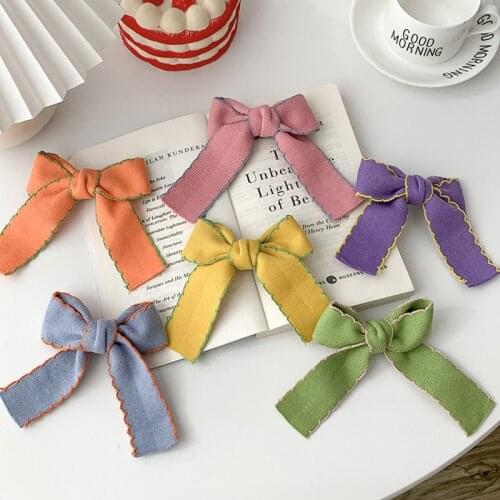 Korean Sweet Hair Pins For Girls Butterfly Hair Accessories Toddlers Kids Hair Styling Tools Barrettes Hair Grips Bow Hairpin