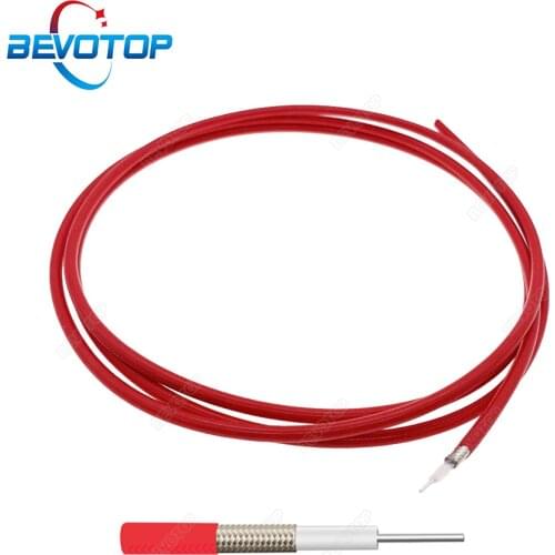 Red RG405 Pigtail Semi-Flexible 086 RF Coaxial Cable High Frequency Test Cable 50ohm Wire Cord Jumper 1M 3M 5M 10M