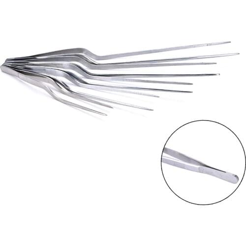 Medical Tweezers Ear Cleaner Care Tool Stainless Steel Bending Tweezers Ear Wax Removal Cleaner Ear Care Beauty Tool