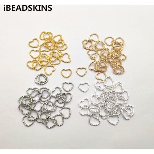 New arrival! 12x14mm 500pcs Zinc Alloy Heart Connectors for Earrings Stud,earrings accessories, parts,jewelry findings