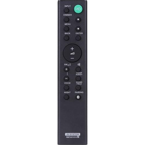 Simplicity Remote Control for Sony Audio Sound Bar SA-CT380 SA-WCT780 SA-CT380 Delicate Design Durable Remote Control