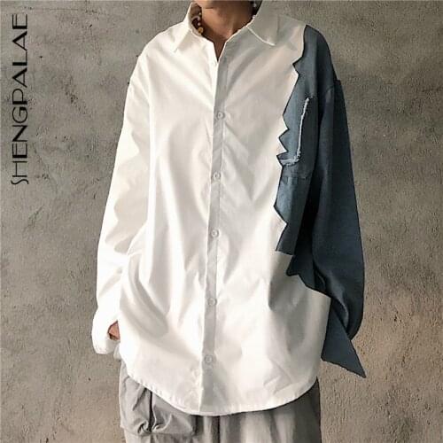 Shengpalae Collar Blouses