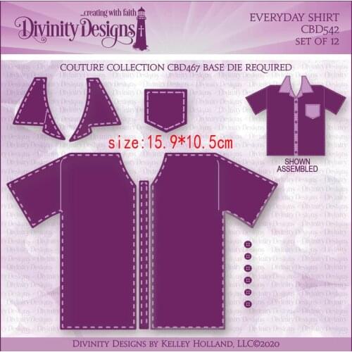 Sirius Hawaii beach shirt Metal Cutting Dies Stencils Template for DIY Scrapbooking Embossing Paper Cards Album Making Craft Die