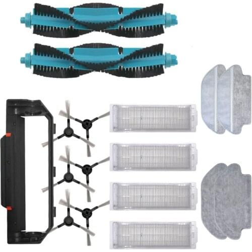 Main Side Brush Disposable Mop Rag for Viomi V2 Pro V3 Mop Filter HEPA V-RVCLM21B Vacuum Cleaner Parts Replacement