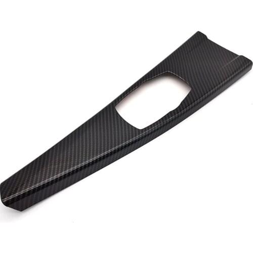Carbon Fiber Look Car Multimedia Panel Cover Trim ABS For BMW 3 4 Series F30 F34 F33 F36