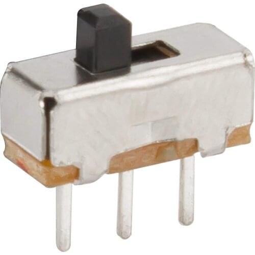 Vertical Slide Switch High Knob 3 Pin 2 Position 1P2T SPDT with PCB Panel for Arduino 0.5 Amp, 50V DC, 2 mm, 50Pcs