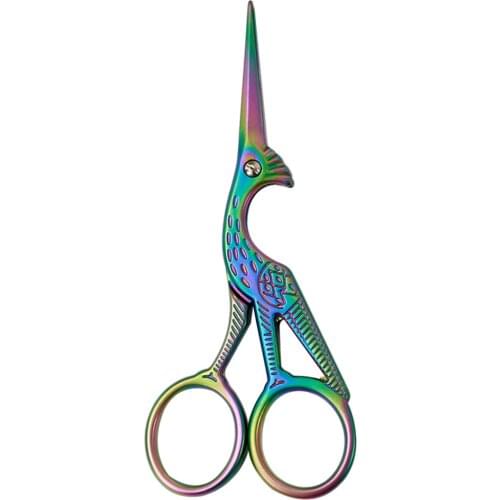 1Pcs Stork Shape Sewing Scissors - Embroidery Craft Cross Stitch Sewing Knitting Vintage Scissors Pattern 4.5 inch