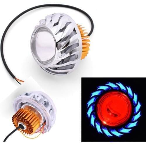 1PC Motorcycle Led Headlight Round Angel Eyes Spot Light Fog Lamp For Honda CBR929RR CBR600RR CBR954RR CBR1000RR CBF1000