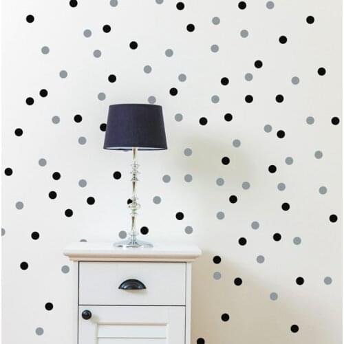 120/70 PCS Polka Dot Wall Sticker Removable Wall Decal Eco-Friendly Circle Round Wall Stickers Artistic Design Wallpaper Mural
