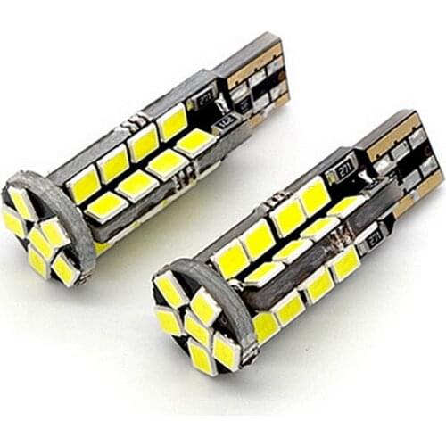2PCS White 2835 38SMD Canbus Error Free LED Light License Plate Bulbs Side Wedge Light Automotive Replacement Parts