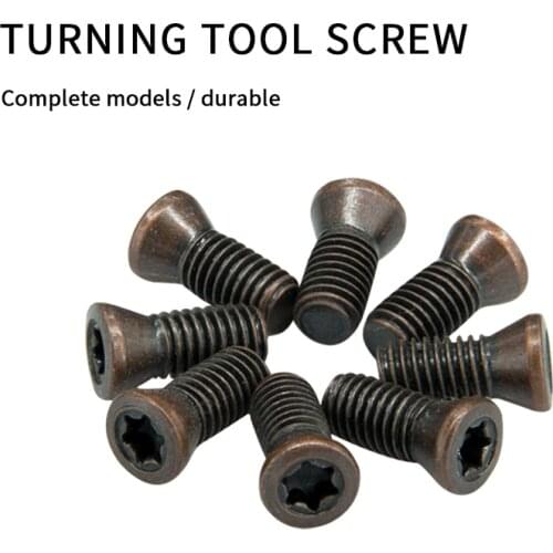 20pcs/50pcs/10pcs M1.8X4/M1.8X5/M2.2X5 CNC tool processing accessories for turning tools Torx screws