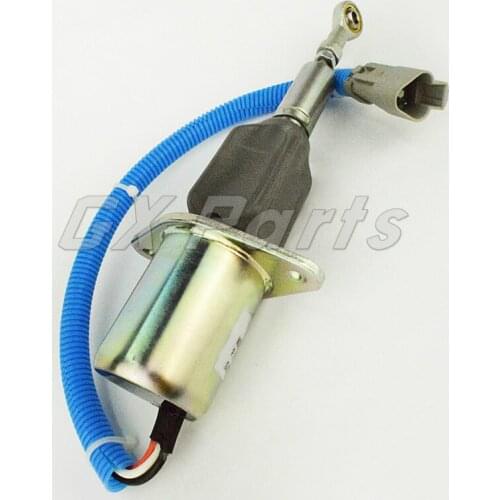 24V 6742-01-2310 Fuel Shut Down Solenoid Valve Fit for Cummins Komatsu Excavator 6.3CT 8.3L PC300-7 PC360-7