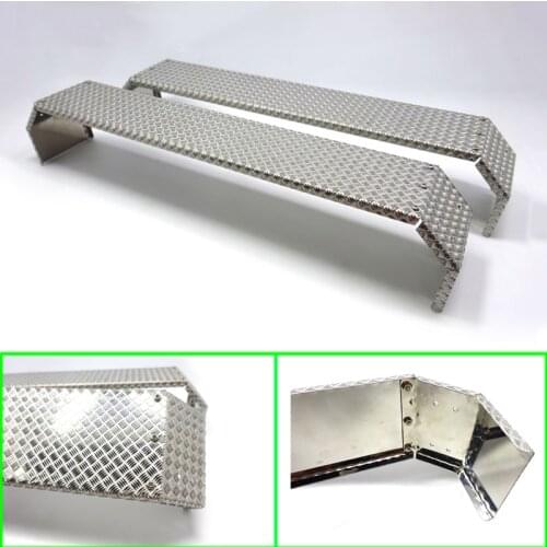 3-axis Metal Stainless Steel Mudguard for 1/14 Tamiya RC Truck Trailer Tipper Scania MAN Benz Actros Volvo Car Diy Parts