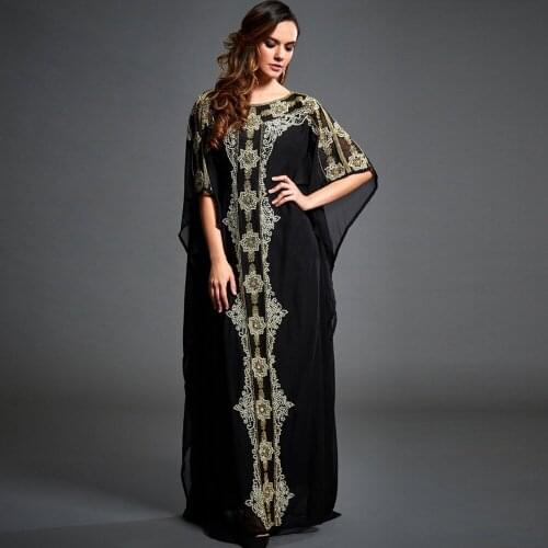 Flower Print African Dresses For Women Africa Clothing Muslim Long Dress High Quality Length Fashion African Dress For Lady