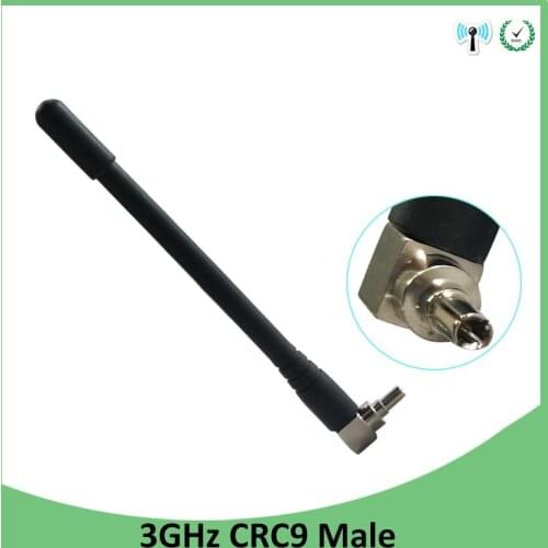 3G 4G LTE antenna 3dbi with CRC9 plug connector antena 10pcs 1920-2670 Mhz FOR wireless 4G modem lte repeater antenne antennas