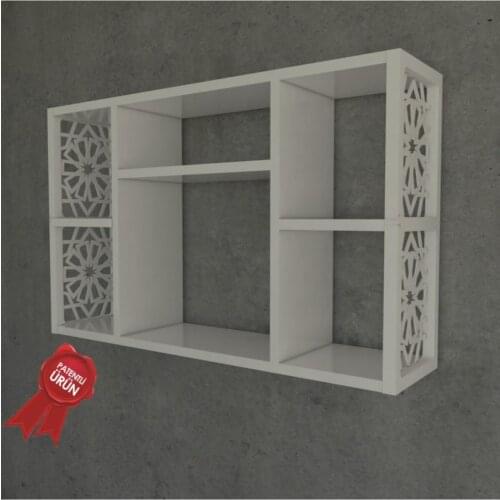 Terek Remaks Decorative Wall Rack White