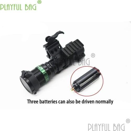 Outdoor activity CS Mkm2 toy water bullet gun refitted tactical flashlight guide rail quick disassembly led Jinmng 8 scar Z09