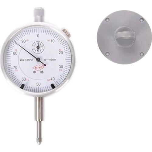 Dial Indicator 0-10mm/0.01mm With Lug Dial Gauge Micrometer Caliper Table Of Measuring Tools High Quality