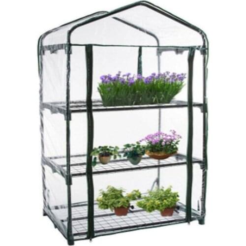 1Pcs Greenhouse Cover Outdoor Plant Grow Warm Room Growing Tent Grow Bag PVC Waterproof Garden GreenHouse Warm Room 2/3/4/5 Tier