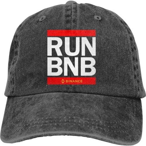 Summer Cap Sun Visor Run BNB Hip Hop Caps Binance Coin Crypto Miners Cowboy Hat Peaked Hats