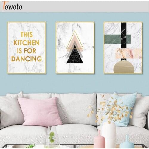 Minimalism Nordic Home Poster Print Marble Geometrical Wall Art Living Room Canvas Painting Modern Decoration Picture Room Decor
