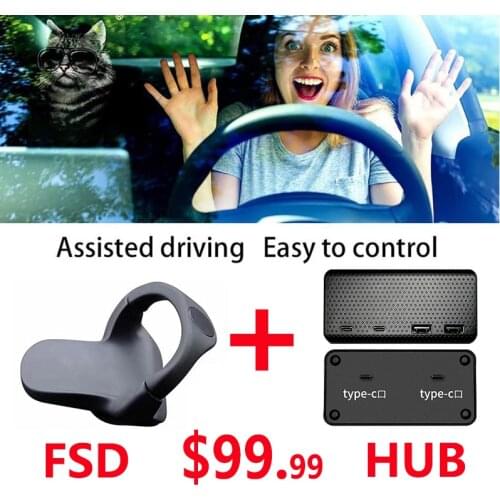 Model3 ModelY Steering Wheel Control Booster Counterweight Ring Automatic FSD Assisted Driving For 2021 Tesla Free Your Hands