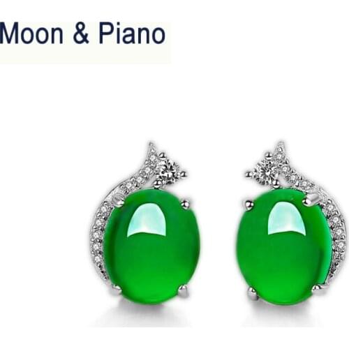 Stud Earrings Moon&Piano China