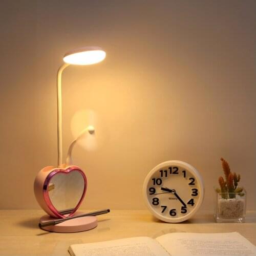 Desk Lamp Multifunctional Led Eye Protection Night Light Student Children Table Lamp Bedroom Bedside Light Learning Folding Lamp