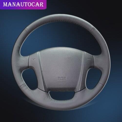 Car Braid On The Steering Wheel Cover for Kia Sportage 2 2005-2010 2009 Sportage Auto Covers Car-styling Interior Accessories