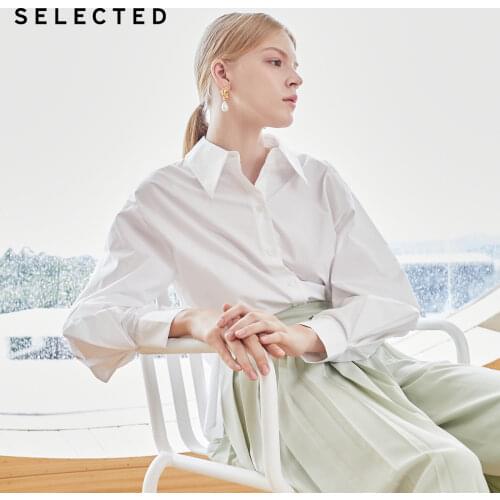 Женские хлопковые рубашки SELECTED China At AliExpress