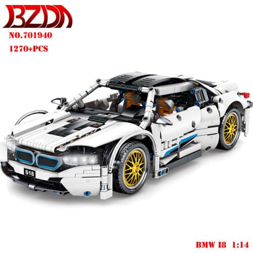 SEMBO Creative High-tech Racing Car Model Building Blocks Retro Classic Cars Bricks Children kit Toys Boys Kid Birthday Gift