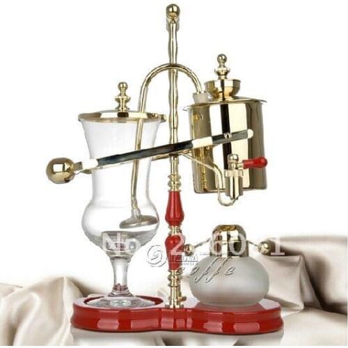 Royal balancing siphon coffee maker/belgium coffee maker,syphon coffee maker,nice champagne color ,famouse brand