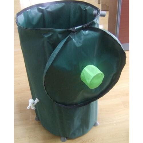400L rain water collection foldable bucket outdoor buckets folding water tank PVC compressible water butt