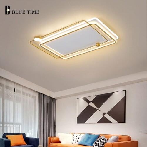 Modern Led Ceiling Light for Living Room Bedroom Dining Room Kitchen Decor Lights Indoor Lighting Fixture Ceiling Lamp Rectangle