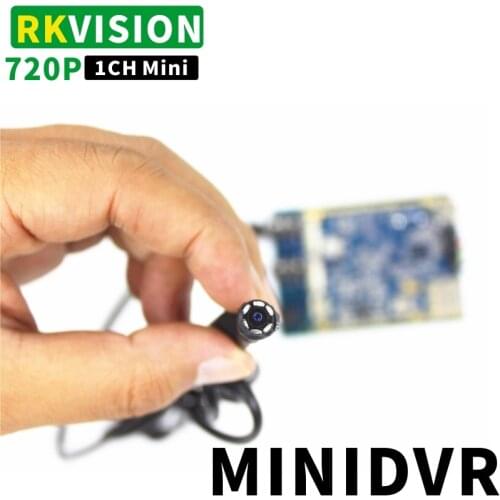 Micro 1CH AHD DVR infrared night vision video recorder Support TF card MINI anti-theft monitoring Secret 720P recorder