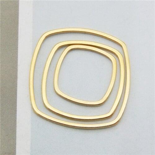 Women Vintage Zinc Alloy Gold Charms Irregular Hollow Pendant Bracelet Connector Charms DIY Jewelry Making Accessories12pcs/lot