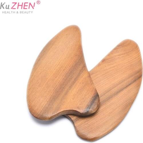 1PCS Natural Wood Body Guasha Massager Board Traditional Manual Scraper Massage Plate Gua Sha SPA Therapy Relaxation Health Care