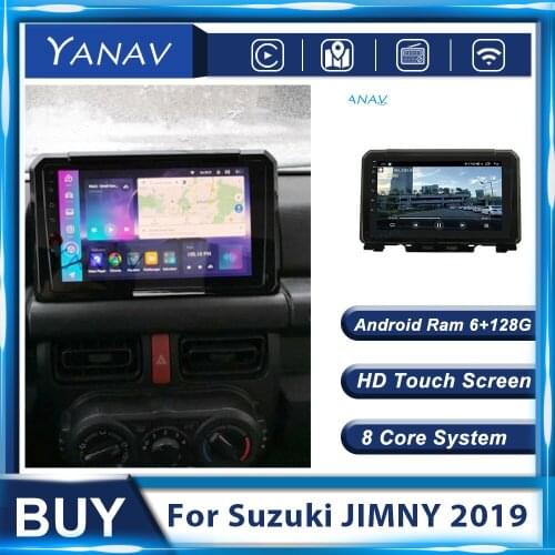 128G Android Multimedia MP3 Player GPS Navigation Car Radio For Suzuki Jimny JB64 2018 - 2020 Auto Stereo Receiver Video