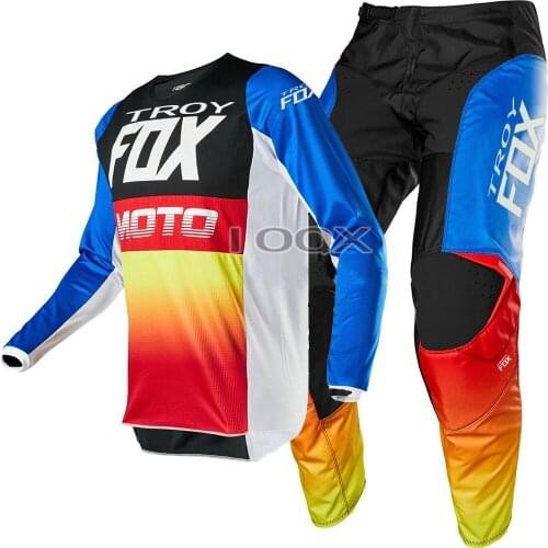 2020 Racing 180 Fyce MX Offroad Jersey Pant Combo Motocross MTB Bike Off-road Motorcycle Suit