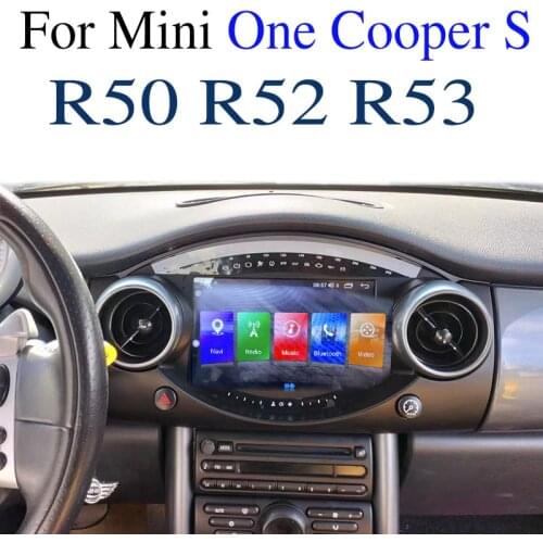 For Mini One Cooper Hatch Convertible R50 R52 R53 Android 10 lNAVI Car Multimedia Player Car Radio Stereo CarPlay GPS Navigation